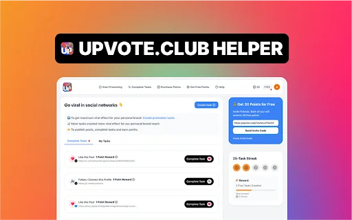 ดาวน์โหลด Helper App ล่าสุด – ตัวช่วยจัดการรางวัลและภารกิจ ฟรี - Screenshot 1