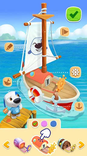 ดาวน์โหลด My Talking Hank: Islands ล่าสุด – เกมเลี้ยงสัตว์แสนสนุกฟรี - Screenshot 14