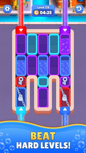 ดาวน์โหลด Flow Out – Watery Factory ล่าสุด – เกมพัซเซิลคัดแยกสี ฟรี - Screenshot 13