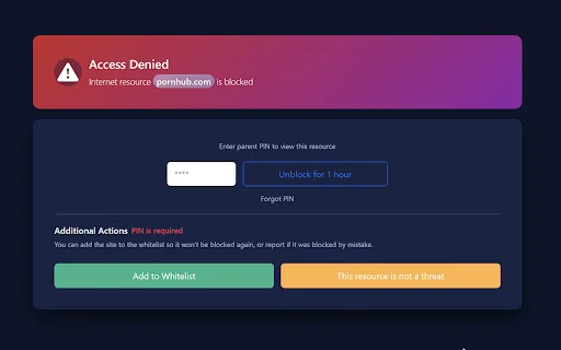 ดาวน์โหลด AlionWeb ล่าสุด – ปกป้องบุตรหลานจากเว็บไซต์อันตรายฟรี - Screenshot 4