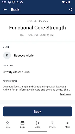 ดาวน์โหลดแอป Beverly Athletic Club ล่าสุด – จองคลาสออกกำลังกายฟรี - Screenshot 2