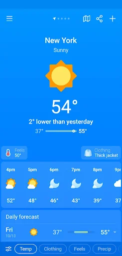 ดาวน์โหลด Weather & Clima ล่าสุด – พยากรณ์อากาศแม่นยำ ใช้งานง่ายฟรี - Screenshot 17