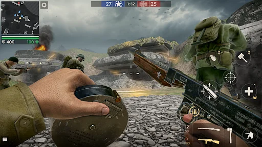 World War Heroes: เกมยิง WW2 สุดมันส์ ดาวน์โหลดฟรีบนมือถือ - Screenshot 17
