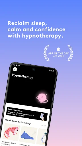 ดาวน์โหลด Clementine – Hypnotherapy ล่าสุด – ตัวช่วยนอนหลับและลดความเครียด - Screenshot 1