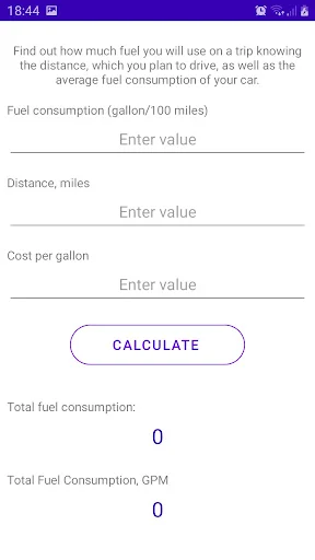 ดาวน์โหลด Fuel calculator ล่าสุด – คำนวณอัตราสิ้นเปลืองน้ำมันฟรี - Screenshot 4