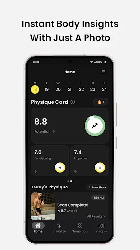 ดาวน์โหลด Rate My Physique ล่าสุด – ติดตามรูปร่างและพัฒนาการฟรี - Screenshot 1