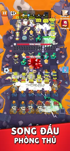 ดาวน์โหลด Quái Thú Phòng Thủ ล่าสุด – เกมป้องกันฐานรวมร่างฟรี - Screenshot 2