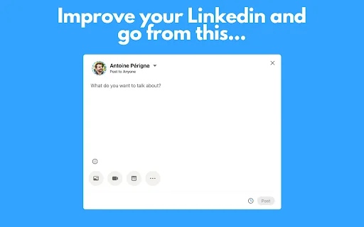 ดาวน์โหลด PerfectPost ล่าสุด – เครื่องมือช่วยเขียน LinkedIn ให้ปัง - Screenshot 1
