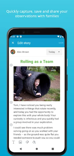 ดาวน์โหลด Storypark for Educators ล่าสุด – บันทึกการเรียนรู้เด็กฟรี - Screenshot 2
