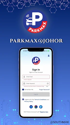 ดาวน์โหลด Parkmax @ JOHOR ล่าสุด – ชำระค่าที่จอดรถง่ายๆ ฟรี - Screenshot 1