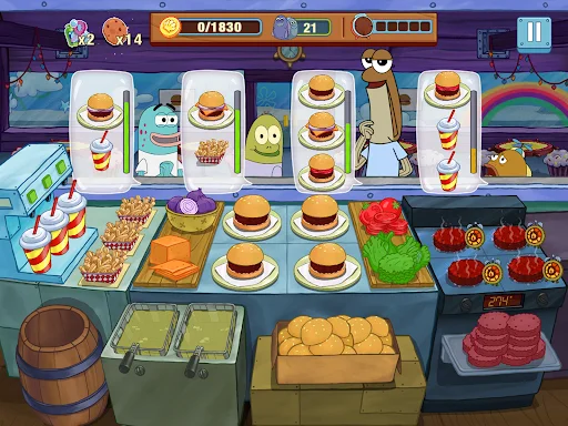 ดาวน์โหลด SpongeBob: Krusty Cook-Off ล่าสุด – เกมทำอาหารสุดสนุก ฟรี - Screenshot 24