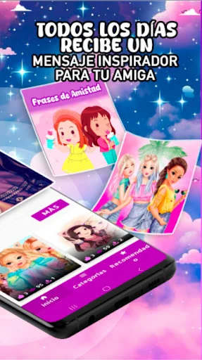 ดาวน์โหลด Frases de Mejores Amigas ฟรี – แคปชั่นมิตรภาพซึ้งๆ สำหรับเพื่อนรัก - Screenshot 10