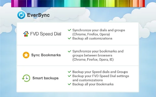 ดาวน์โหลด EverSync ล่าสุด – ซิงค์บุ๊กมาร์กและสำรองข้อมูลฟรี - Screenshot 1