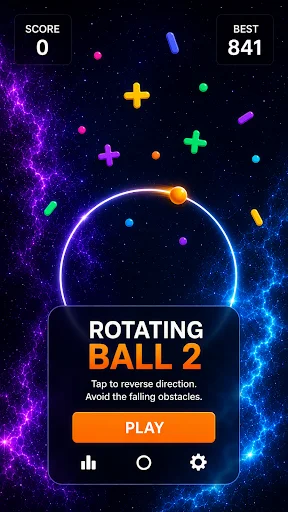 ดาวน์โหลด Rotating Ball: The Hard Game ล่าสุด – เกมท้าทายความเร็วฟรี - Screenshot 1