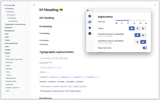 ดาวน์โหลด Markdown Reader – ดูตัวอย่างไฟล์ Markdown บนเบราว์เซอร์ฟรี - Screenshot 1