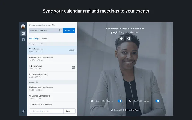 ดาวน์โหลด 8×8 Meet สำหรับ Google Chrome – ประชุมออนไลน์ง่ายๆ ได้ทุกที่ - Screenshot 2