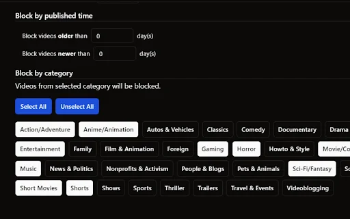ดาวน์โหลด YTBlock ล่าสุด – ปิดกั้นวิดีโอ YouTube ที่ไม่ต้องการฟรี - Screenshot 2