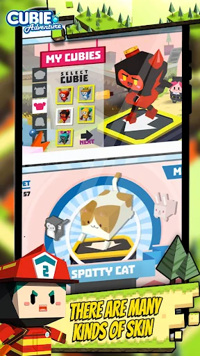 ดาวน์โหลด Cubie Adventure World ล่าสุด – เกมวิ่งผจญภัยสุดน่ารักเล่นฟรี - Screenshot 19