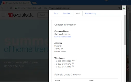 ดาวน์โหลด BuiltWith ล่าสุด – ตรวจสอบเทคโนโลยีเว็บไซต์ฟรีและรวดเร็ว - Screenshot 4