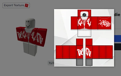ดาวน์โหลด BloxFinder ล่าสุด – ค้นหาผู้เล่น Roblox และคัดลอกเทมเพลตเสื้อผ้าฟรี - Screenshot 2