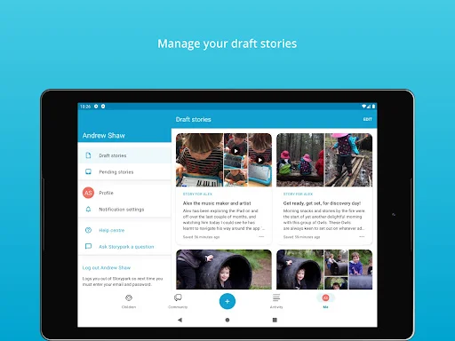 ดาวน์โหลด Storypark for Educators ล่าสุด – บันทึกการเรียนรู้เด็กฟรี - Screenshot 18