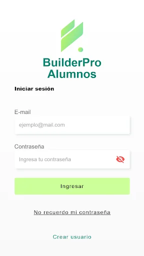 ดาวน์โหลด BuilderPro Alumnos ล่าสุด – ฝึกอบรมมืออาชีพได้ทุกที่ ฟรี - Screenshot 1