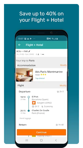 ดาวน์โหลด Travellink: จองตั๋วเครื่องบินและโรงแรมราคาถูก ล่าสุด - Screenshot 2