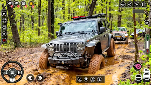 ดาวน์โหลด 4×4 Jeep Driving Offroad Games ล่าสุด – ขับรถลุยโคลนฟรี - Screenshot 1