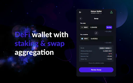 ดาวน์โหลด Meteor Wallet ล่าสุด – กระเป๋าเงิน NEAR ปลอดภัยและใช้งานง่าย - Screenshot 2