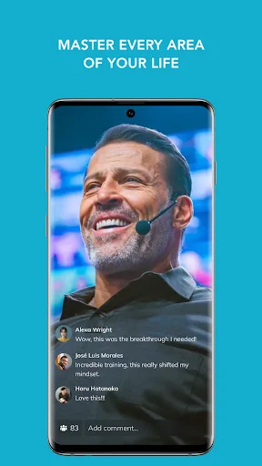 ดาวน์โหลด Tony Robbins Arena ล่าสุด – พัฒนาตนเองและเรียนรู้ฟรี - Screenshot 1