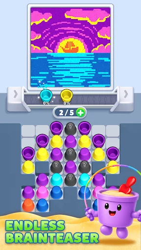 ดาวน์โหลด Sand Out: Color Sorting ล่าสุด – เกมเรียงทรายผ่อนคลายฟรี - Screenshot 4