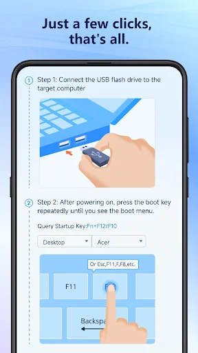 ดาวน์โหลด PassFab 4Winkey สำหรับ Android – รีเซ็ตรหัสผ่าน Windows ง่ายๆ - Screenshot 3