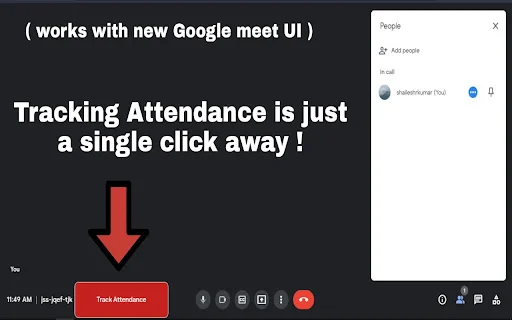 Meet Attendance Tracker – ส่วนขยายเช็คชื่อ Google Meet ที่แม่นยำที่สุด - Screenshot 1