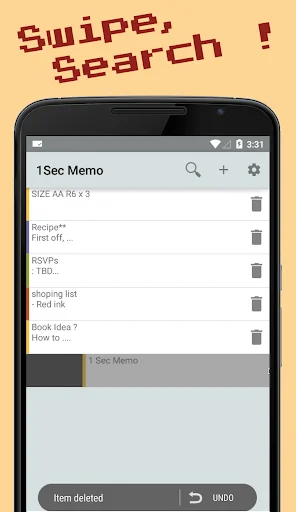 ดาวน์โหลด 1Sec Note :Floating Cloud Note ล่าสุด – บันทึกด่วนฟรี - Screenshot 6