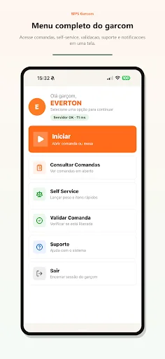 ดาวน์โหลด WPS Garçom เวอร์ชันล่าสุด – บริการสั่งอาหารอัจฉริยะสำหรับร้านอาหาร - Screenshot 2