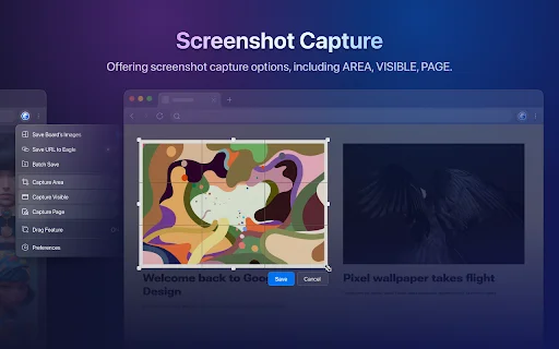 ดาวน์โหลด Eagle for Chrome ล่าสุด – เก็บภาพและบันทึกหน้าจอได้รวดเร็ว - Screenshot 3