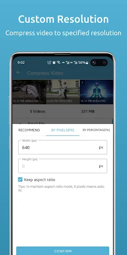 ดาวน์โหลด Video Compressor & Resizer ล่าสุด – ย่อขนาดวิดีโอฟรี - Screenshot 5