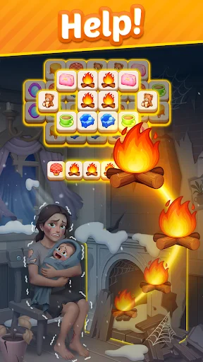 ดาวน์โหลด Tile Match – No Wifi ล่าสุด – เกมจับคู่กระเบื้องเล่นออฟไลน์ฟรี - Screenshot 1