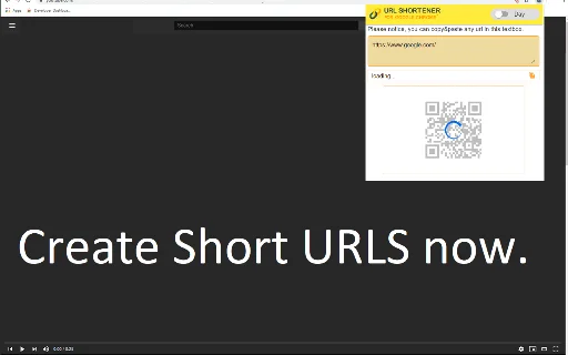 ดาวน์โหลด Url Shortener สำหรับ Google Chrome – ย่อลิงก์ฟรีและสร้าง QR Code - Screenshot 1