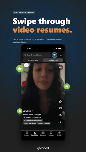 ดาวน์โหลด CazVid: แอปเรซูเม่วิดีโอ หางานไว สมัครงานง่าย ฟรี - Screenshot 6