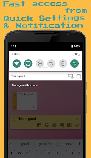 ดาวน์โหลด 1Sec Note :Floating Cloud Note ล่าสุด – บันทึกด่วนฟรี - Screenshot 5