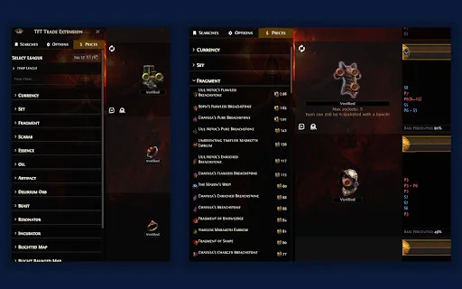 PoE Trade Extension ดาวน์โหลดฟรี – ตัวช่วยเทรดไอเทม Path of Exile - Screenshot 1