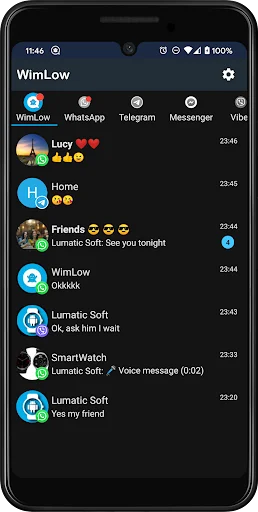 ดาวน์โหลด WimLow ล่าสุด – อ่านแชทแบบไม่ระบุตัวตนและกู้คืนข้อความฟรี - Screenshot 1