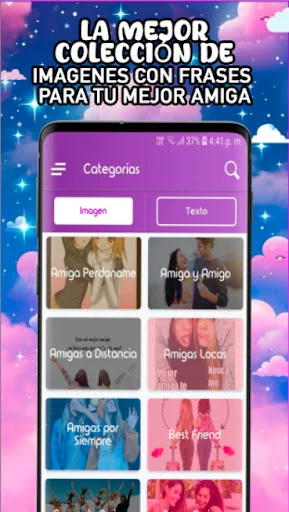 ดาวน์โหลด Frases de Mejores Amigas ฟรี – แคปชั่นมิตรภาพซึ้งๆ สำหรับเพื่อนรัก - Screenshot 11