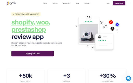 ดาวน์โหลด Ryviu – นำเข้ารีวิวสินค้าจาก AliExpress และ Amazon ง่ายๆ - Screenshot 1