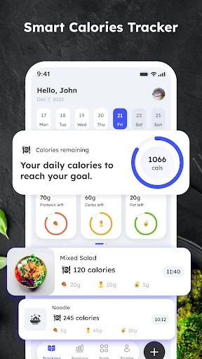 ดาวน์โหลด Calorie Control & Diet Tracker ล่าสุด – ติดตามแคลอรี่และลดน้ำหนักฟรี - Screenshot 1
