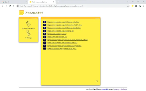 ดาวน์โหลด Note Anywhere – จดบันทึกบนทุกหน้าเว็บได้ทันที ฟรี! - Screenshot 5