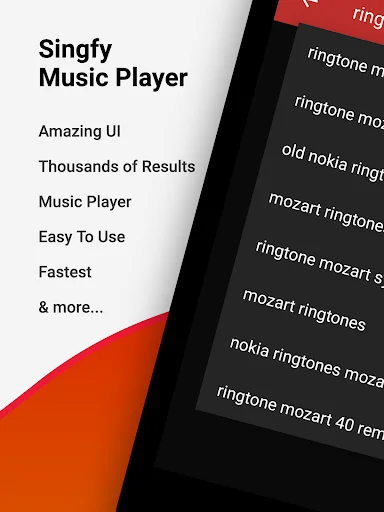 Singfy ดาวน์โหลดเพลง MP3 ล่าสุด – ฟังเพลงฮิตฟรีบน Android - Screenshot 5