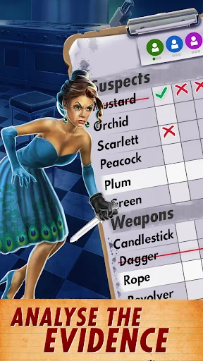ดาวน์โหลด Clue: Classic Edition ล่าสุด – เกมไขปริศนาฆาตกรรมสุดคลาสสิก - Screenshot 17