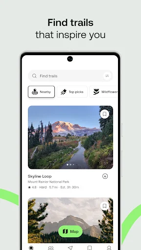 ดาวน์โหลด AllTrails ล่าสุด – แอปแผนที่เดินป่าและนำทางเส้นทางธรรมชาติ - Screenshot 2
